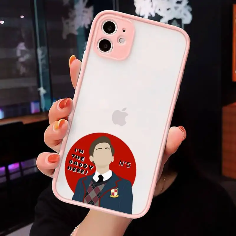 

TV series Umbrella Academy Phone Cases matte transparent For iphone 7 8 11 12 plus mini x xs xr pro max cover