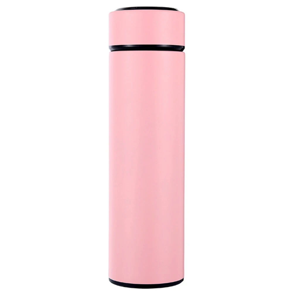 Waterproof Stainless Steel Digital LED Touch Screen Heat Insulation Water Bottle Household Drinkware