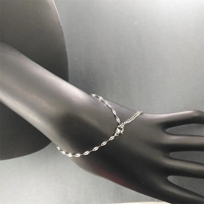 

Elegant Women lady girls Bracelet ankle chain 19cm-28cm gift jewelry never fade B200