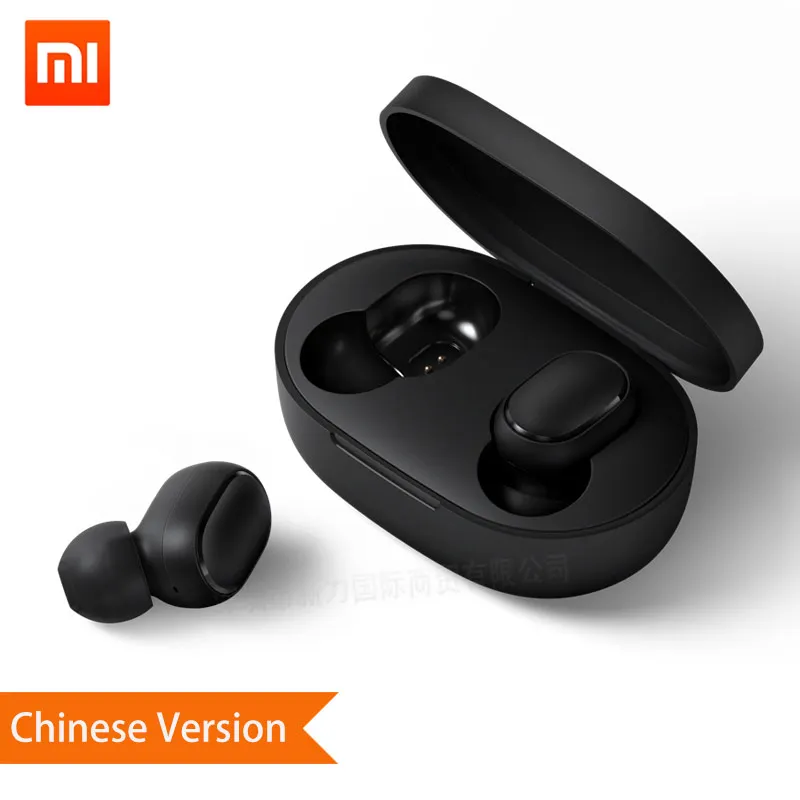 CN Redmi Airdots Xiaomi Redmi Airdots Xiaomi Bluetooth беспроводные стерео наушники Голосовое управление Bluetooth 5,0 шумоподавление управление - Цвет: CN Redmi Airdots