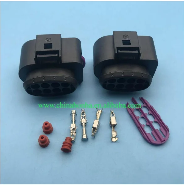 8 Pin 3 5 мм Женский 8D0973734 8D0 973 734 Авто WaterproofConnector радар хвост светильник гнездо|Кабели