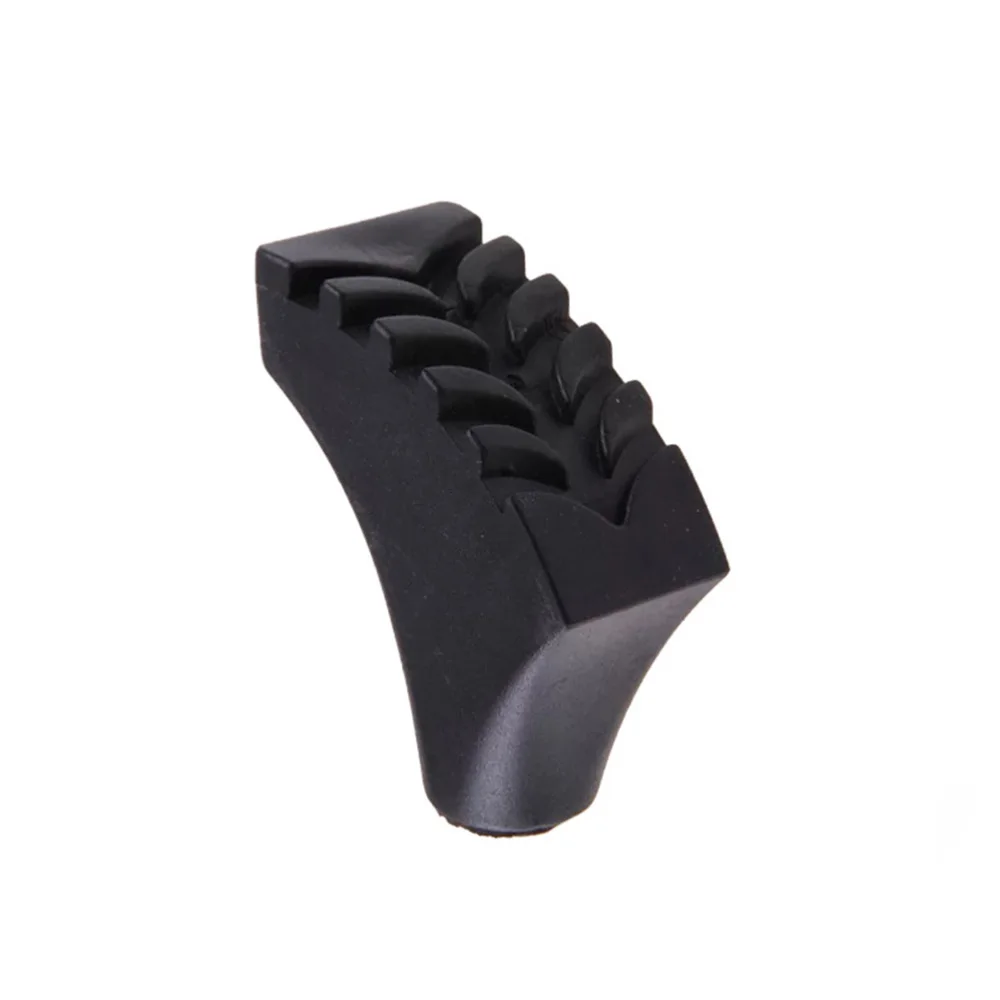 

10PCS Hiking Pole Replacement Tips Trekking Pole Tip Protectors Walking Stick Head Protection Equipment for Outdoor (Black)