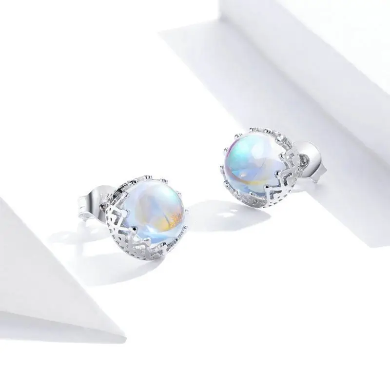 

925 Sterling Silver Pendant Fashion Earrings Jewelry For for Women Girls Christmas Gfit Fashion Wedding Jewelry E56A