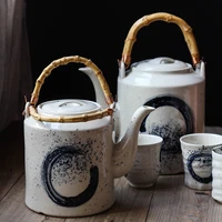 large capacity teapot ceramic pitchel kongfu tea drinkware japan style vintage tea pots porcelain