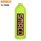 Оборудование для подводного плавания SMACO, 1 л, подводный респиратор с бутылкой с кислородом для дайвинга, оборудование для плавания, 3000psi