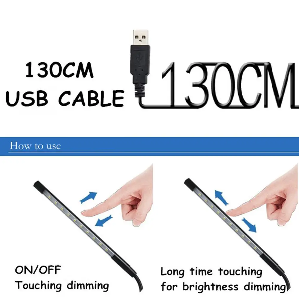 Светодиодный настольный светильник Usb настольная лампа с регулируемой защитой