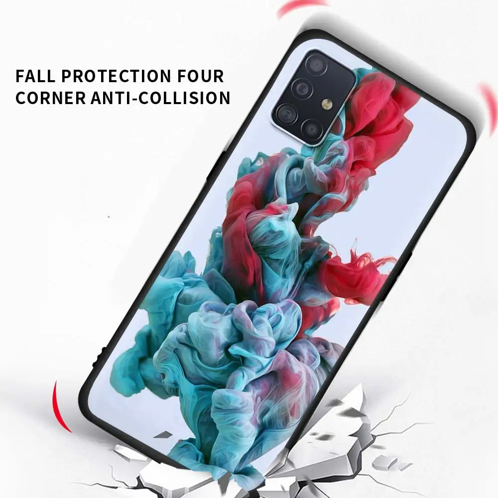 

Marble Art Case For Samsung Galaxy A51 A71 A21s M31 A31A11 A91 A41 A21 M51 M21 F41 Black Shell Phone Coque Sac