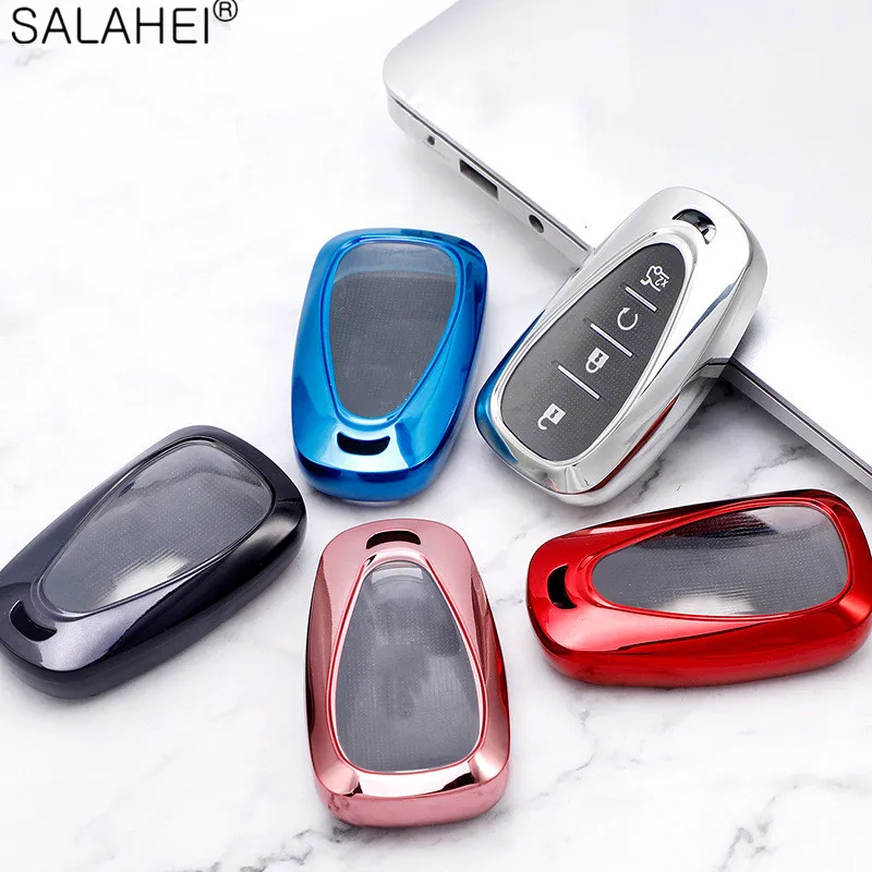 

2 3 4 5 Button Car Key TPU Car Key Case Cover For Chevrolet Cruze spark sonic camaro Volt Bolt Trax Malibu XL Equinox cruze