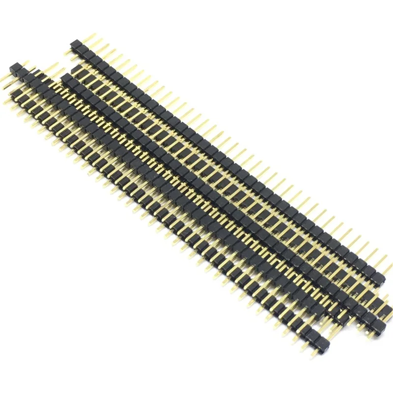 Позолоченный штырьковый разъем для Arduino 2 54 мм 80 штырьков 2x40 рядов 1x40 40 штырьковые