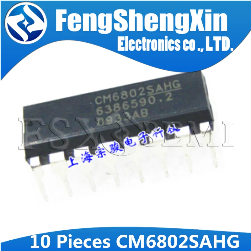 

10pcs CM6802SAHG DIP-16 CM6802TAHX DIP16 CM6802 DIP CM6802AHG CM6802BHG power management chip