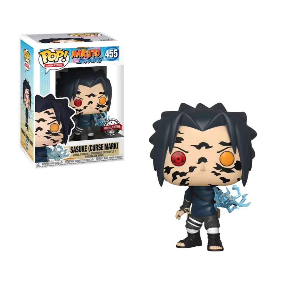 FUNKO POP Naruto Shippuden SASUKE Curse Mark виниловые Фигурки Коллекционная модель игрушки для