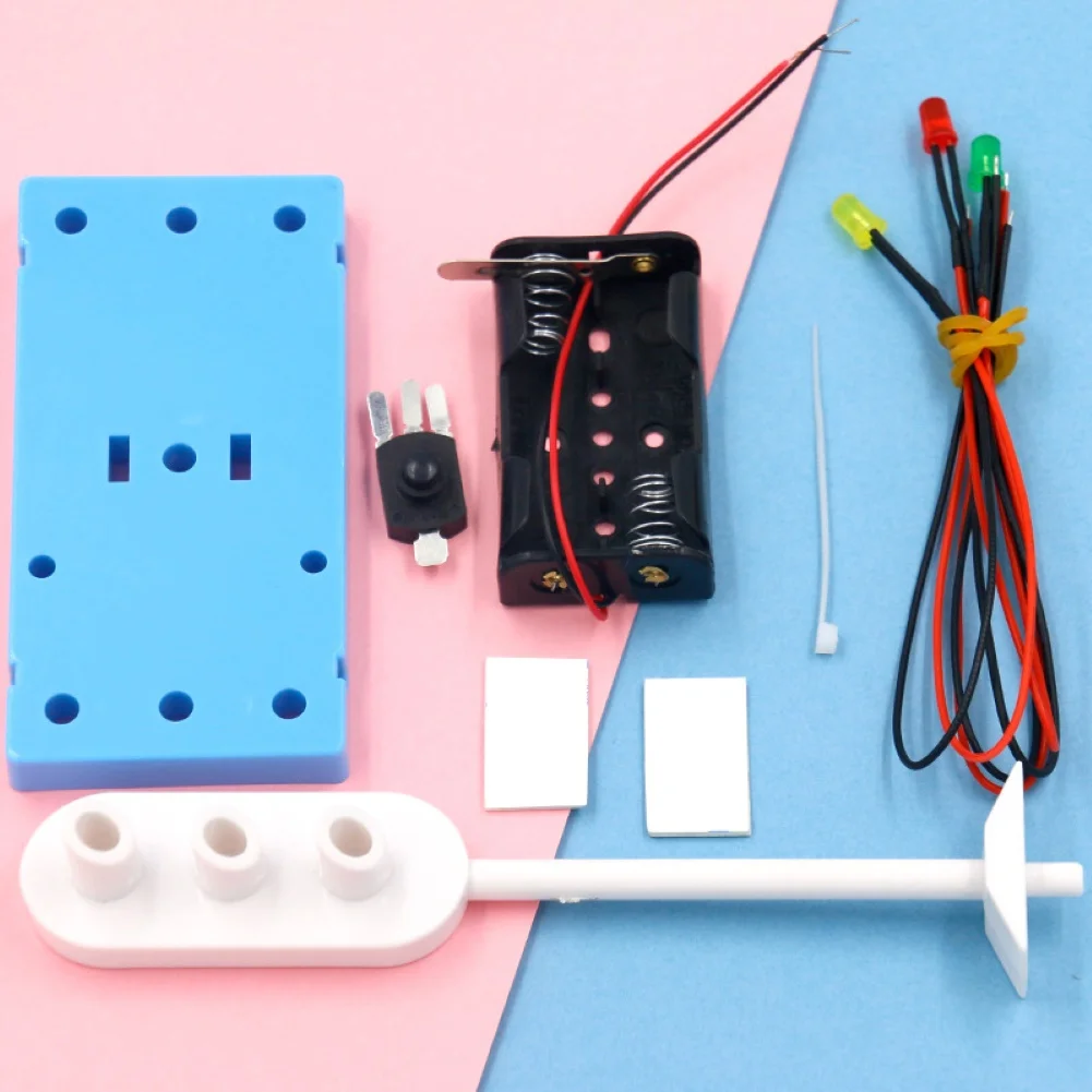 

Kids DIY Assembly Electric Traffic Signal Light Model Scientific Experiment Toy