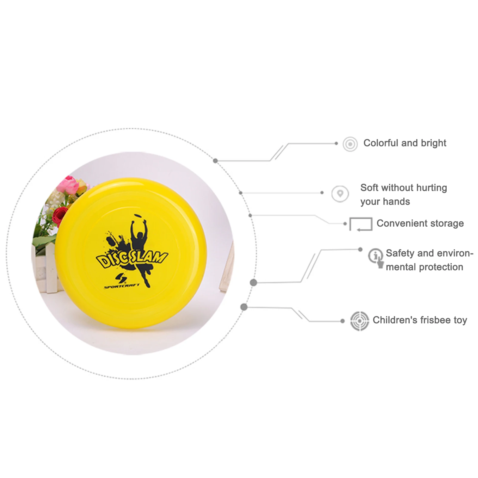 

Parent-child Interactive Sports Creative Frisbwe Circular Fabric Flying Disc Safe Outdoor Children Beach Water Toy