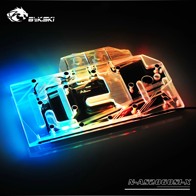 Блок водяного охлаждения Bykski для ASUS RTX 2060 O6G SI процессор GPU с функцией