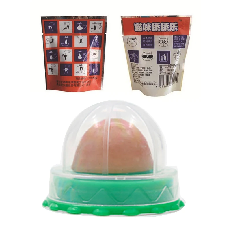 

1/2/3/5/10pcs Catnip Sugar Cats Snacks Licking Candy Nutrition Energy Ball Toys For Cat Kitten Playing Pet Cat Products TSLM1