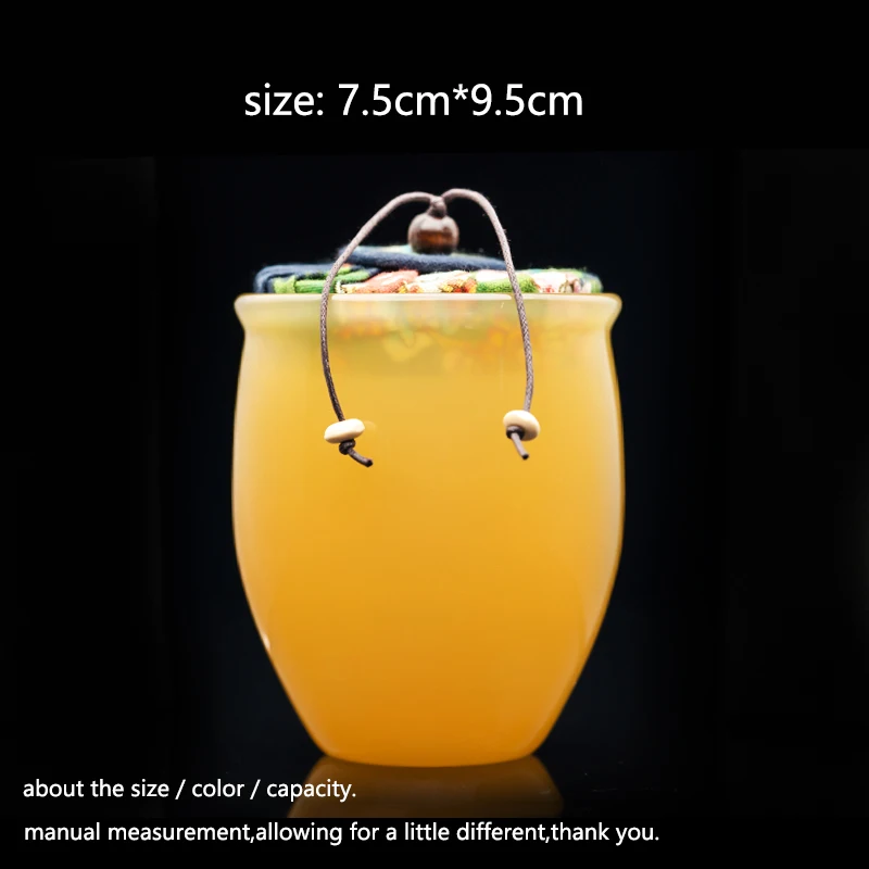 Нефритовая фарфоровая чайная подставка керамическая емкость для хранения