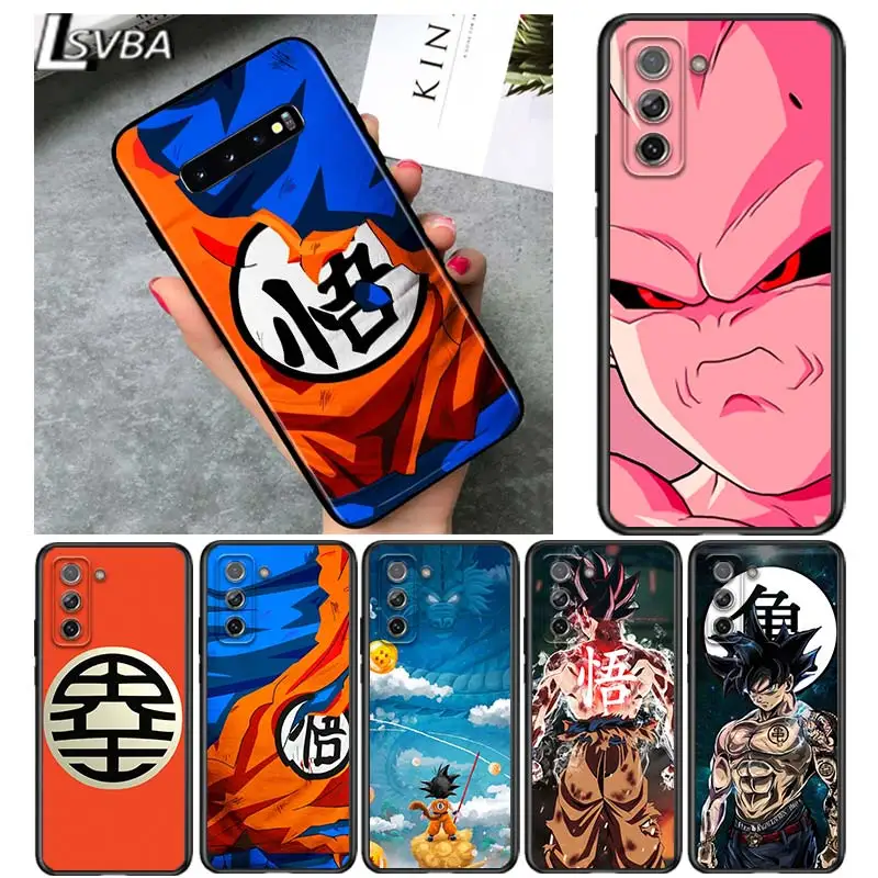 

Anime DBZ for Samsung Galaxy S21 Ultra Plus Note 20 10 9 8 S10 S9 S8 S7 S6 Edge Plus Black Phone Case