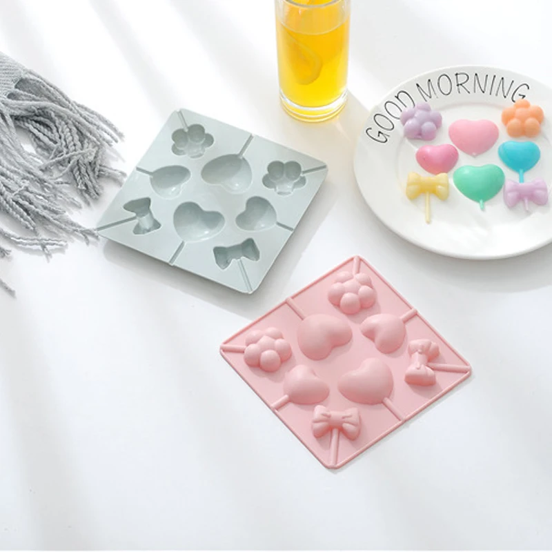 Форма для пищевых леденцов силиконовая форма помадки сделай сам бант цветок