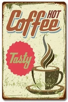 royal tin sign premium quality fresh brewed coffee 11 8 7 8 inches rectangle metal signs for home and kitchen bar cafe