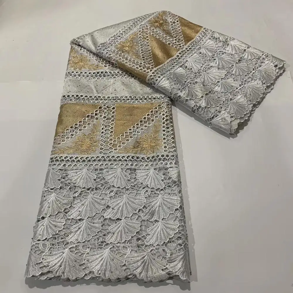 

(5yards/pc) High quality emerald green African cord lace fabric with beautiful pattern and embroidery for party dress FLA003