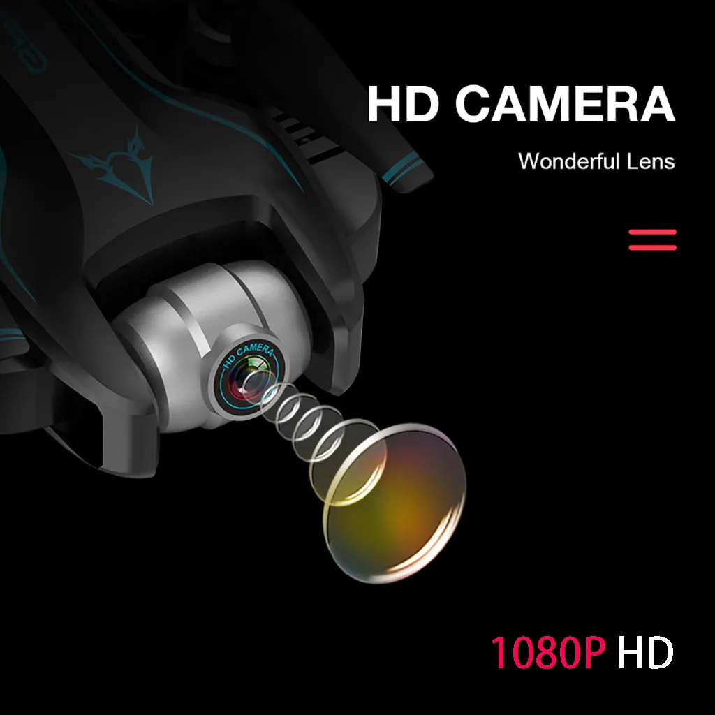 S20W 2 4 Ghz 4CH Attitude Hold 120 ° 1080P WIFI оптический поток две камеры RC Дрон Квадрокоптер дети