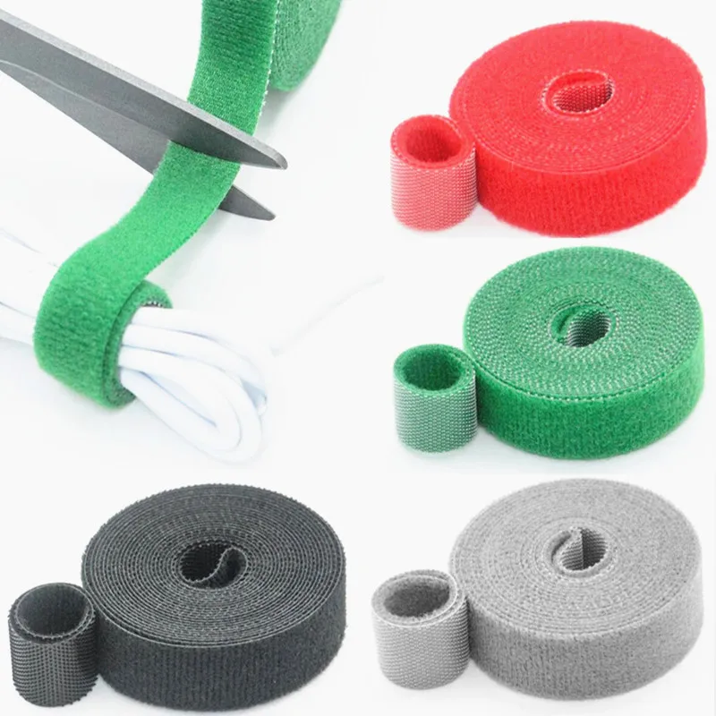 

5 Meters Nylon Cable Ties Organizer Cord Winder Strap Fishing Tool USB Cable Holder Protector Earphone Mouse Wire Management