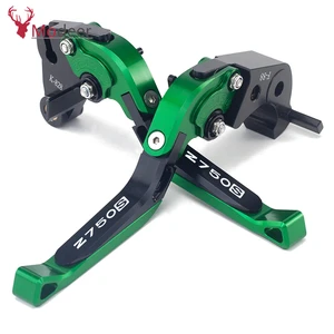 Logo Z750S Motorcycle Accessories Brakes Clutch Levers Handle Bar For Kawasaki Z750 S Z 750S 2006 2007 2008 (not z750)