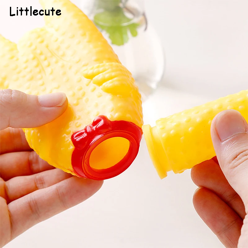 Кричащая курица резиновая игрушка для собак Squeeze Sound Chew Toy товары домашних