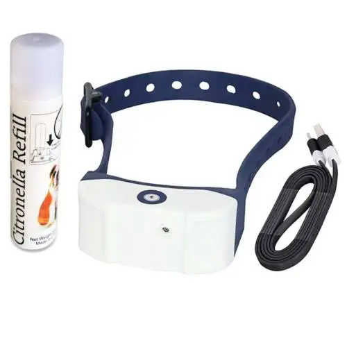 

Dog Trainings Stop Barking Rechargeable Citronella Dog Collar Anti Bark Train Mist Spray Dog Supplies