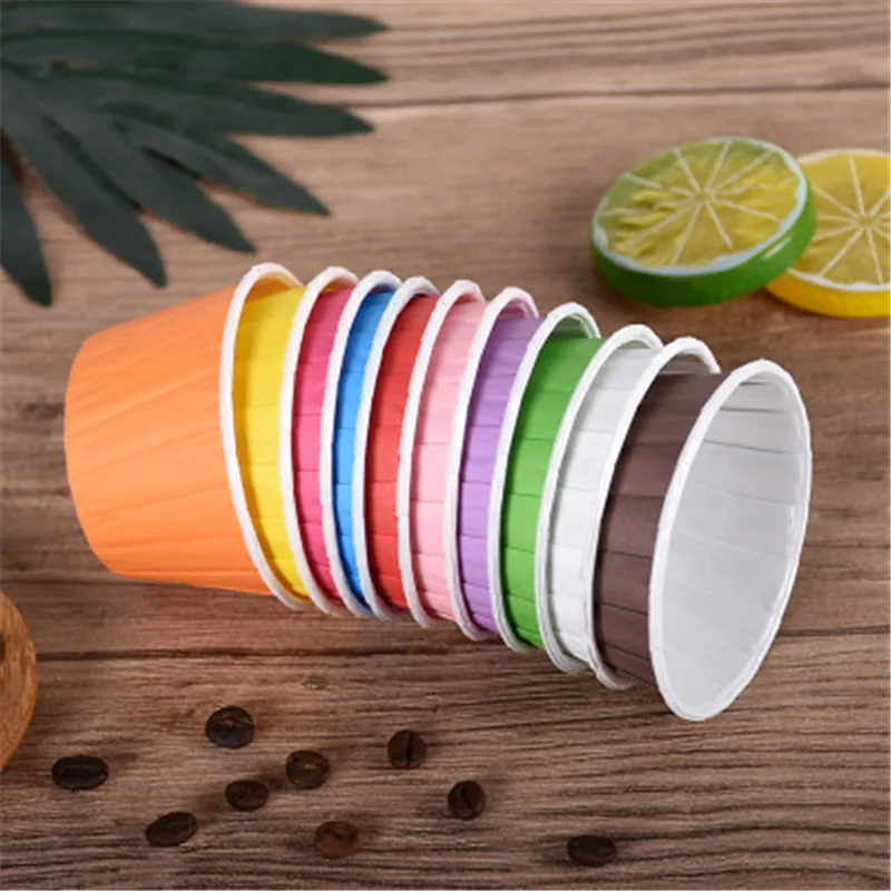 50 шт. маслонепроницаемые обертки для кексов подложка чашки выпечки детского