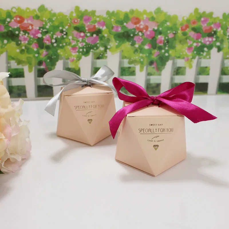 

Коробка для конфет в форме ромба, розовая/красная/синяя, 100 шт.