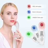 galvanic ion facial spa deep cleansing ultrasonic vibrate massage photon light therapy age spot wrinkle remove face care machine