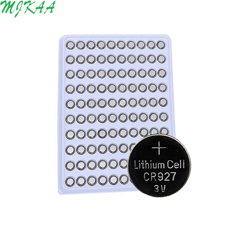 200 шт. CR927 литий-ионная Кнопка монета клеток батареи 927 DL927 BR927 CR927-1W ECR927 5011LC KCR927 LM927 акумуляторная батарея