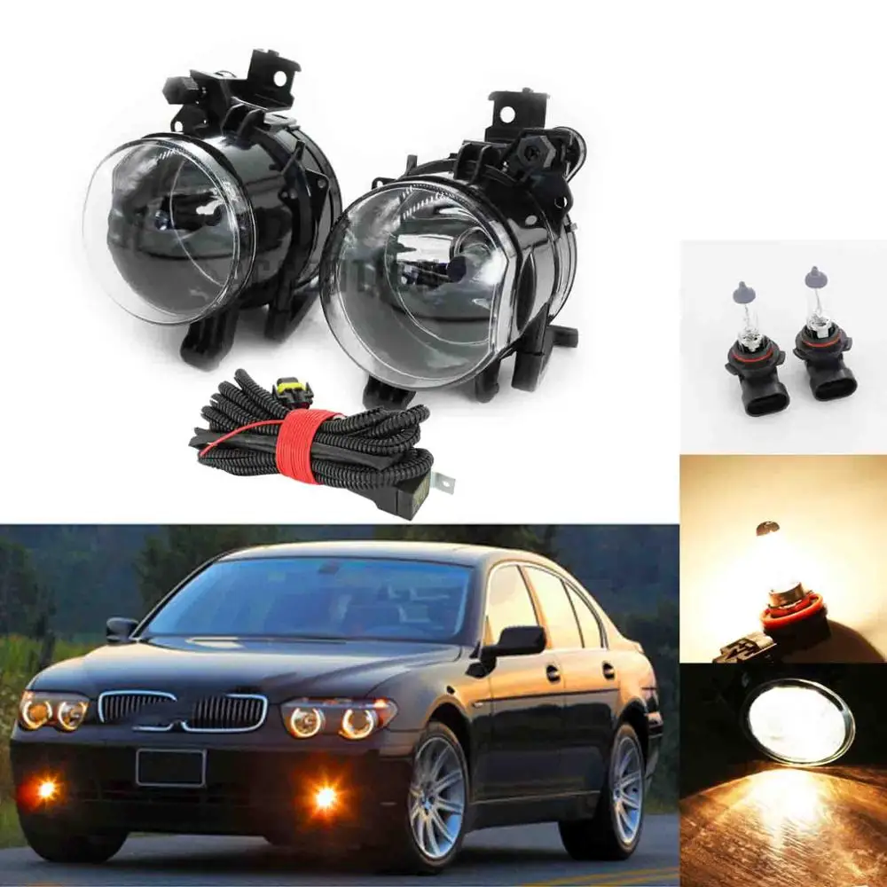Передние светодиодсветодиодный противотуманные фары провод для BMW 7 серии E65 E66 730