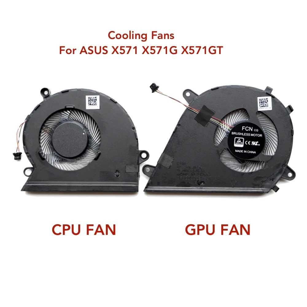 

Кулер для ноутбука Asus Mars 15 VX60 VX60GT K571 X571G F571G GT9750 GTX1650 0FM0F0000H DC5V