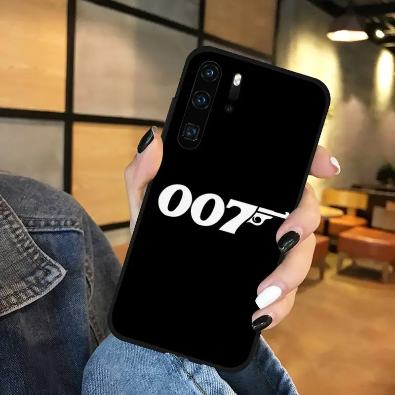 

James bond 007 Phone Case Funda For Huawei P9 P10 P20 P30 Lite 2016 2017 2019 plus pro P smart