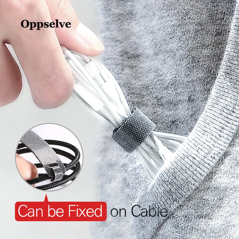 

Oppselve Cable Organizer Earphone Charger Cord Protector Mouse Wire Winder Protection USB Cable Management Holder Clip for Phone