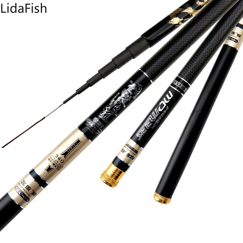 

Carbon Fiber Feeder Rod Super Hard Ultra Light Stream Carp Fishing Pole Telescopic Spinning Fishing Rod 3.6M/4.5M/5.4M/6.3M/7.2M