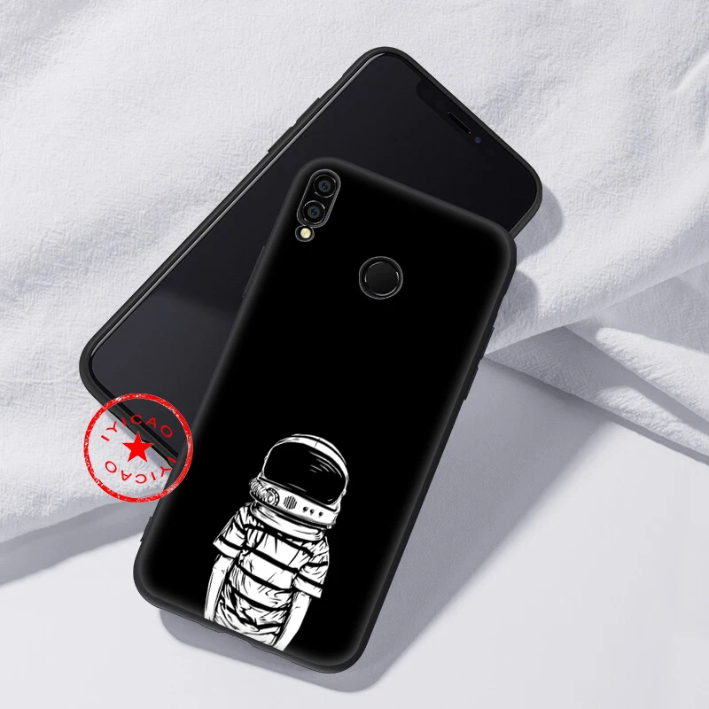 IYICAO Космос астронавт Луна мягкий чехол для huawei Honor 20 10 9X9 8X 8C 8 7X 7A 6A Lite Pro View Note