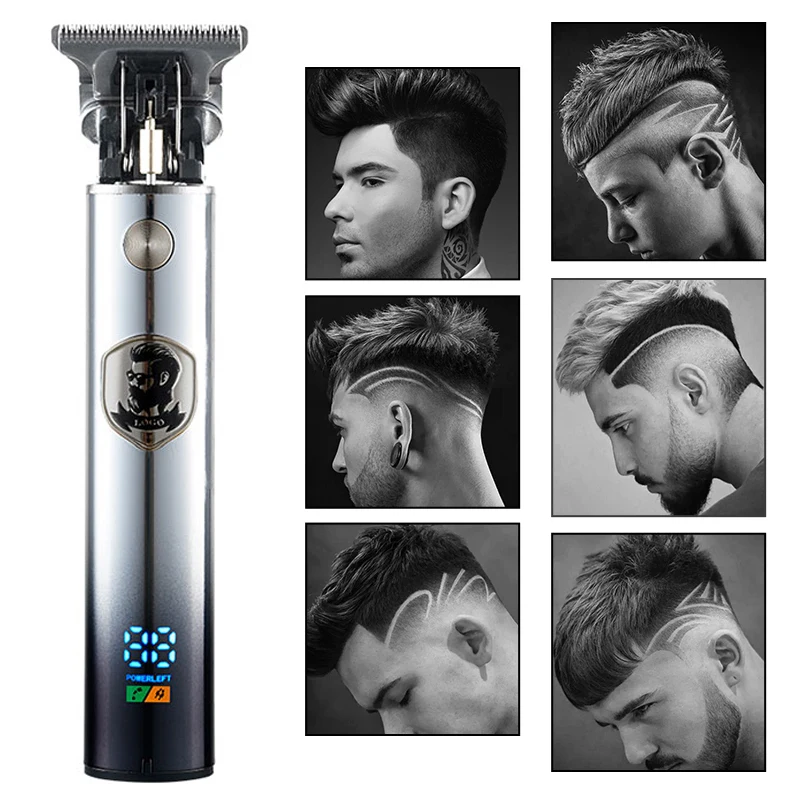 

2021 Electric Hair Clipper Hair Trimmer For Men Professional Electric Shaver Beard Barber Hair Cutting Machine Hair Cut