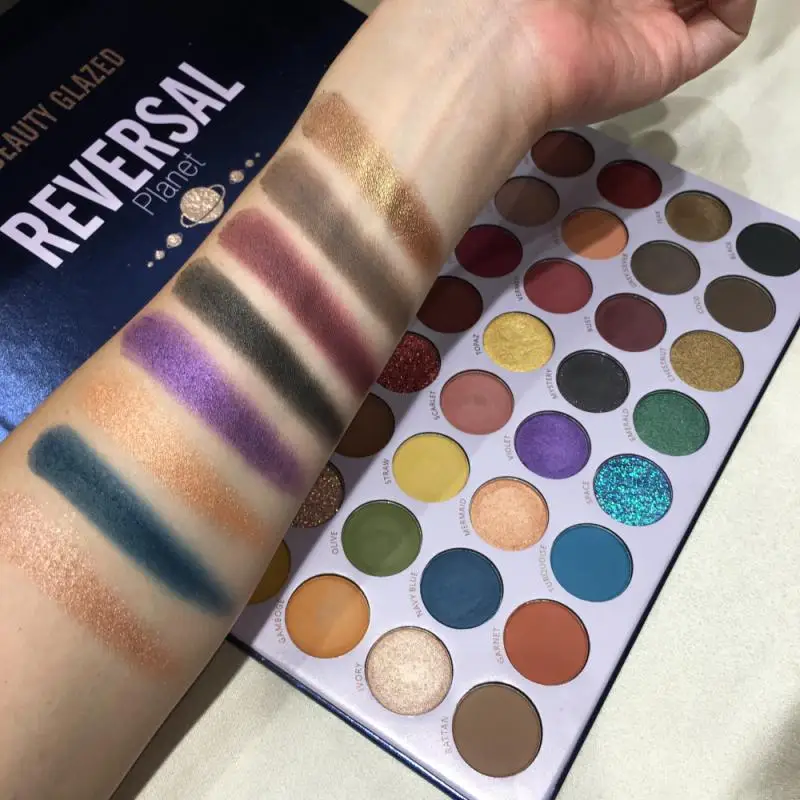 Beauty Glazed 40 цветов планета для теней век с разворотным пигментом палитра Дымчатых