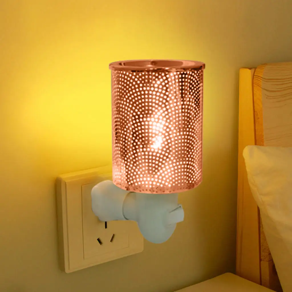 Электрическое масло плавления воска лампа железная Подключаемая ароматическая