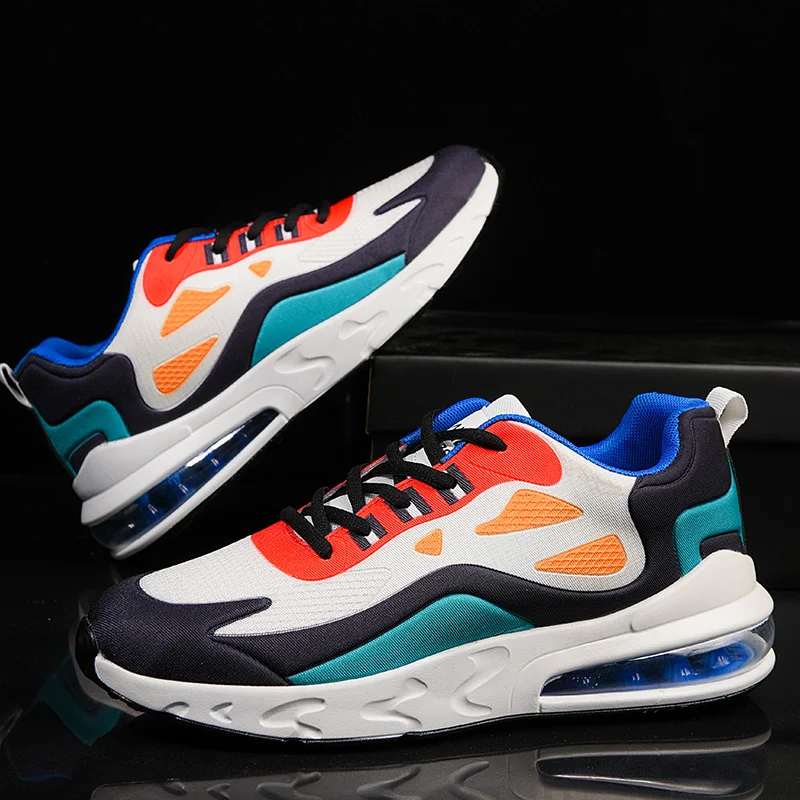 

Кроссовки мужские с воздушной подушкой, дышащие легкие, модная повседневная обувь, разноцветные дизайнерские