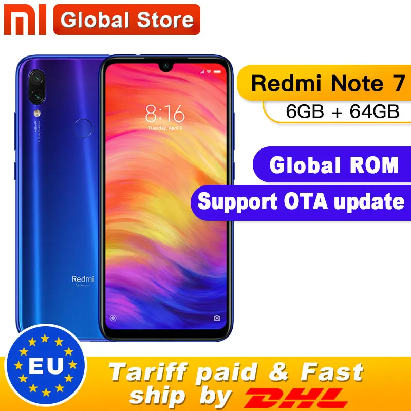 Смартфон Xiaomi Redmi Note 7 6+64 ГБ (глобальная версия)|Смартфоны| |