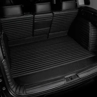 Custom Leather Car Trunk Mats For Chrysler All Model 300S 300C Pacifica Hybrid 200 Sebring Pt Cruiser 300 AWD Auto Carpets Cover