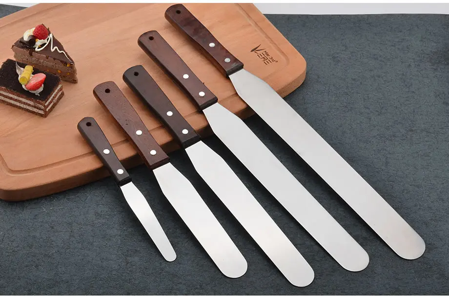 Лопатка для торта с деревянной ручкой многоцелевой Кондитерская выпечка