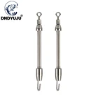 DNDYUJU 3010 шт. рыболовный соединитель из нержавеющей стали, оболочка, трубка, рыболовная леска, поворотный быстросъемный штифт, рыболовные аксессуары