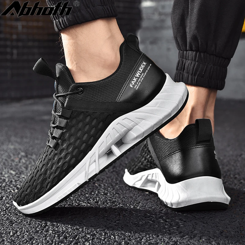 

Abhoth Men's Casual Shoes New Breathable Sports Shoes Flying Woven Mesh Lightweight Walking Men's Tennis Shoes Zapatillas Hombre