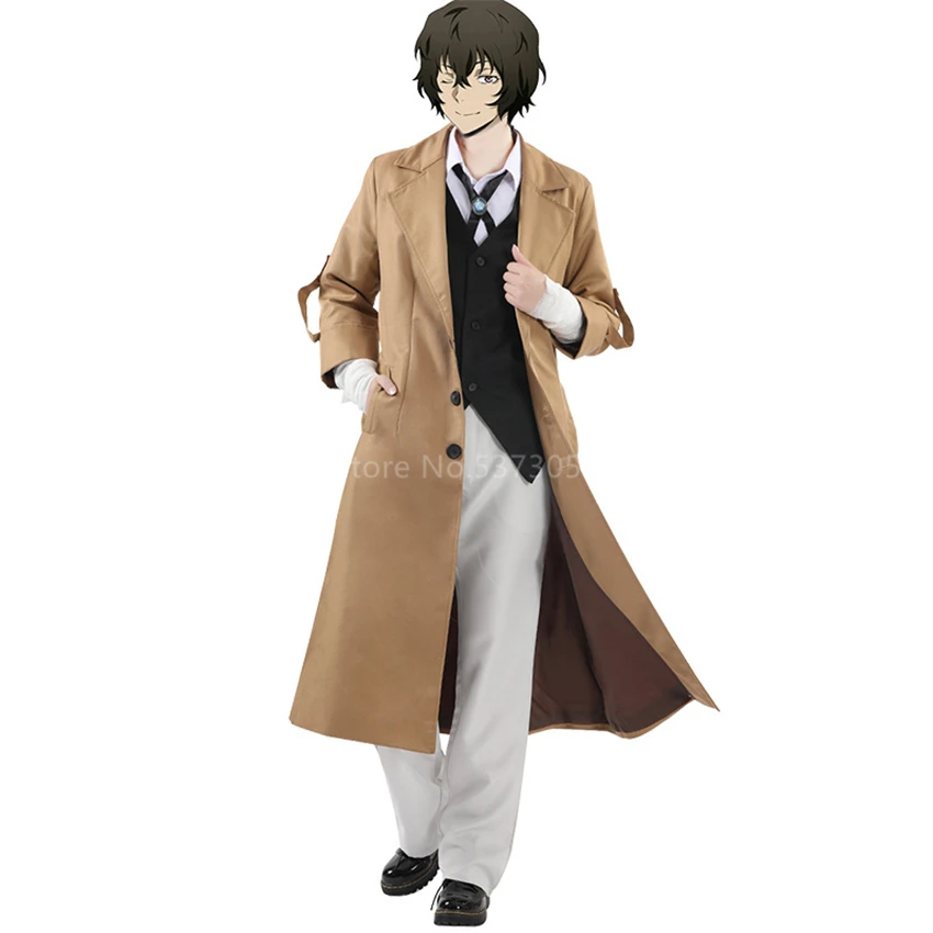 Костюмы для косплея бродячих псов из аниме бродячие псы унисекс комплект одежды