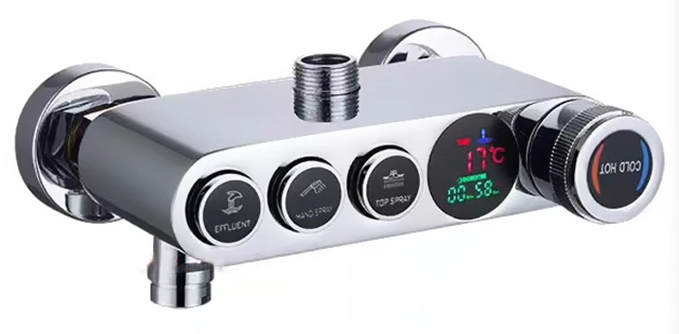 Набор цифровых смесителей для душа хромированная насадка тропического 8 дюймов с